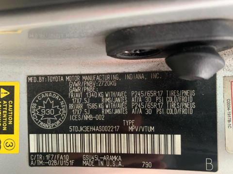 Toyota Highlander 3.5 2010