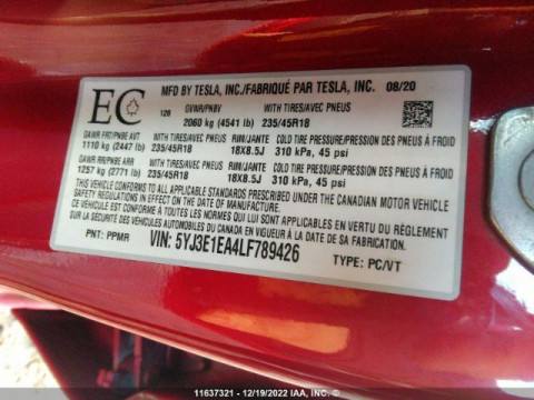 Tesla Model 3 2020
