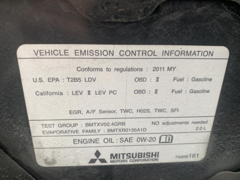 MITSUBISHI LANCER 2,0 АКПП (2010)